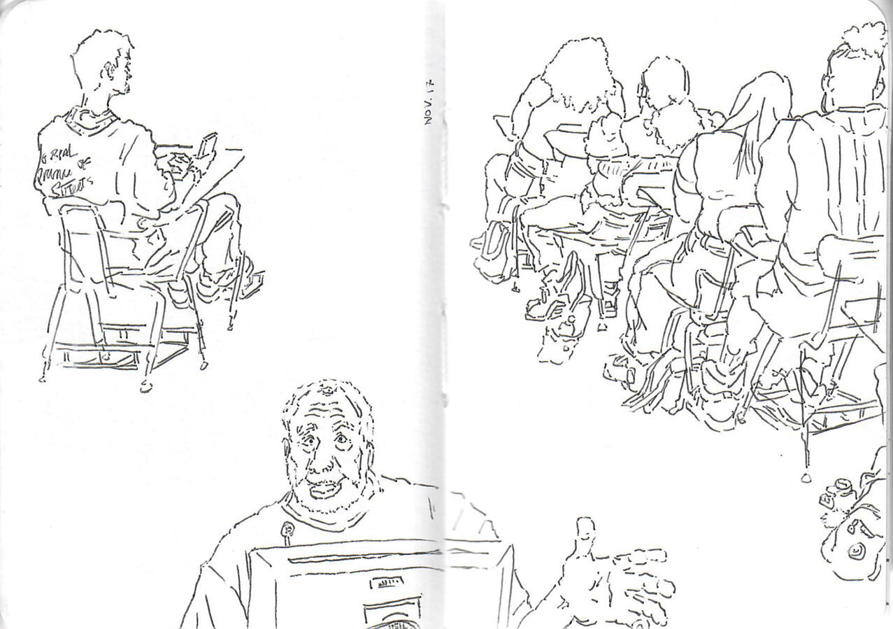 Sketchbook; 0.3 Muji Black Pen